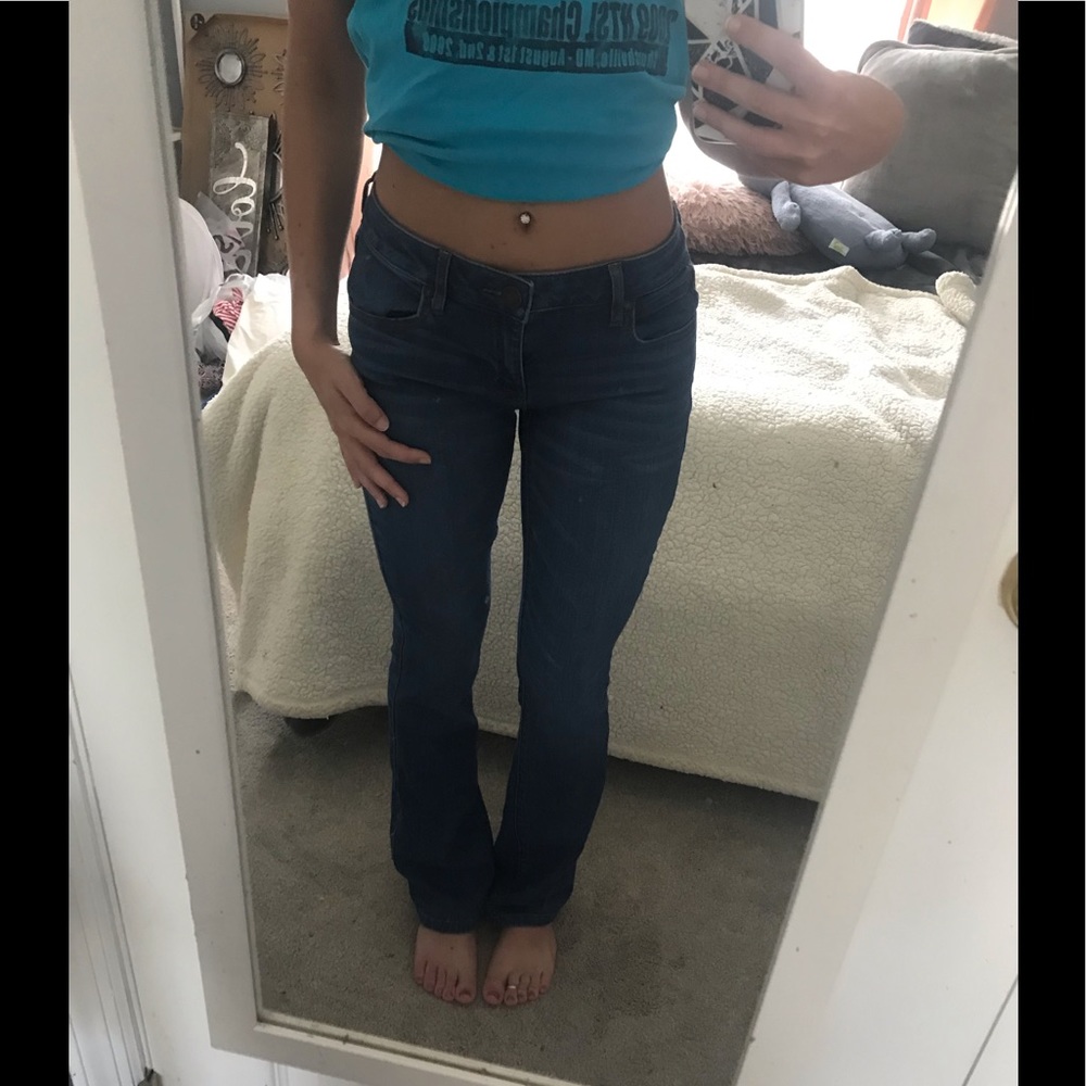 a.n.a Stretchy Bootcut Jeans